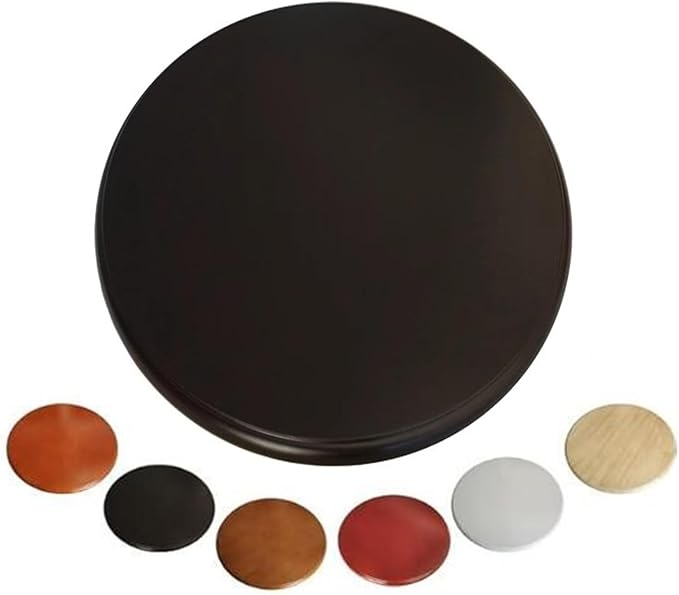 Wooden Lazy Susan Large Rotating Food Turntable Circle Tray Round Wood Tabletop Kitchen for Dining Centerpiece Decor Turntabl