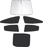 6pcs Car Window Shades for Toyota Prius 2023 2024 2025, Full Car Window Covers for Privacy, Sunshades for Prius Front Rear Windshield Side Windows to Block UV and Protect Privacy