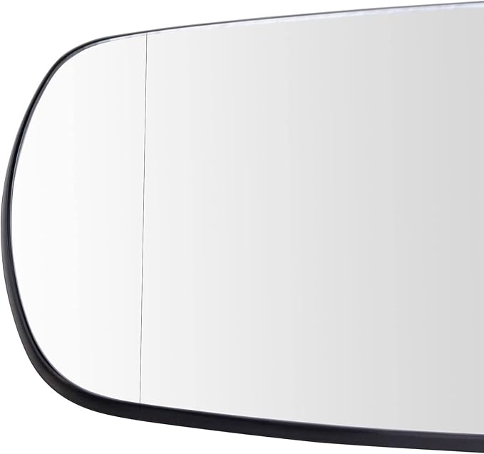 TRQ Driver Side Heated Aspherical Mirror Glass with Backing Plate Compatible with 2016-2018 Honda Pilot, 2017-2019 Honda Ridg