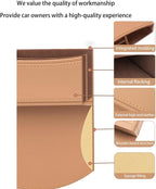 Dragon Art Multifunctional Car Seat Organizer, Auto Seat Gap Filler, Brown 1 Pack