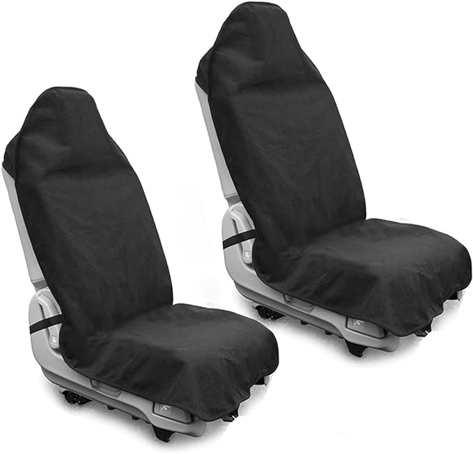 Waterproof Sweating Car Seat Cover for Post Gym Workout, Running, Swimming, Beach and Hiking, Universal Fit Non-Slip Bucket S