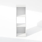 Furinno PELLI Book Shelf, 3-Cube Bookshelf, Cube Storage Organizer Bookcase, 11.7 x 12.1 x 35.4, for Living Room, Bedroom, Ho