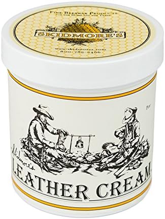 Skidmore’s Leather Cream: All-Natural, Non-Toxic Leather Conditioner, Made in USA Since 1984. Water Repellent Formula Restore