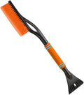 26.7" Snow Brush & Ice Scraper for Car Windshield, 2 in 1 Snow Brush with Squeegee, Detachable Snow Removal Tool with Comfortable Ergonomic Foam Grip for Cars, Suvs, Trucks, RVs