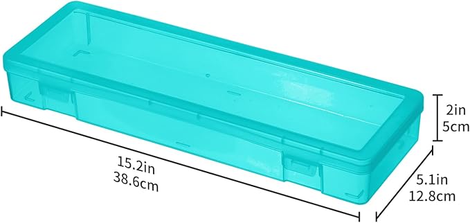 novelinks Plastic Clear Storage Containers for Organizing, Craft Storage Organizers and Stackable Storage Bins with Lids for 