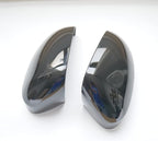 New 2pcs Door Exterior Rearview Mirror Cover Cap Trim for Nissan Rogue Mitsubishi Outlander 2022 2023 2024 (Glossy Black)