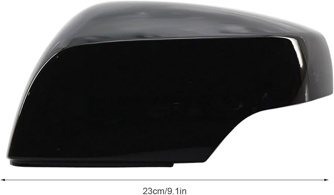 Door Side Rear View Wing Mirror Cover Cap Replacement for FORESTER 2014-2018 Outback Impreza 2012-2014 Crosstrek Legacy 2013-2014 Black (Left)