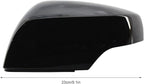 Door Side Rear View Wing Mirror Cover Cap Replacement for FORESTER 2014-2018 Outback Impreza 2012-2014 Crosstrek Legacy 2013-2014 Black (Left)
