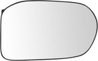 TRQ Driver Side Mirror Glass Clear Snap On Compatible with 2006-2011 Honda Civic Sedan HO1324119