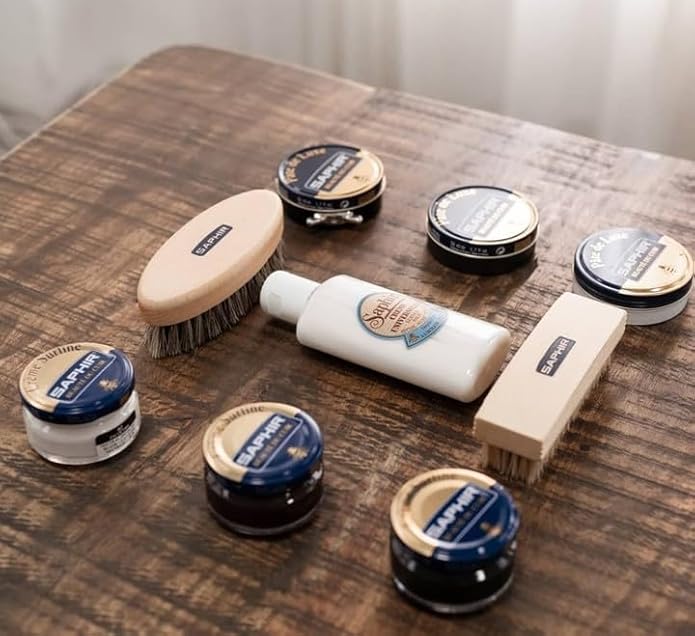 SAPHIR Beauté du Cuir Crème Universelle - All-Purpose Leather Balm for Repair with Jojoba Oil & Beeswax - Non-Pigmented Cream