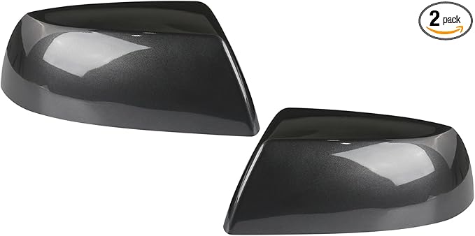 Osompar Gray Outer Rear View Mirror Cover Cap Front Driver Passeger Side for Toyota Tundra 2007-2021 Toyota Sequoia