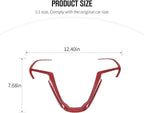JeCar Steering Wheel Trim Cover Interior Decoration Trim Kit for 2014-2020 Jeep Grand Cherokee & Jeep Cherokee, Red Carbon Fiber