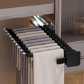 Pull-Out Clothes Rail,Extendable Pull Out Storage Closet Rod, Bearing 40kg Pull-Out Clothes Rail, Aluminum Alloy Retractable 