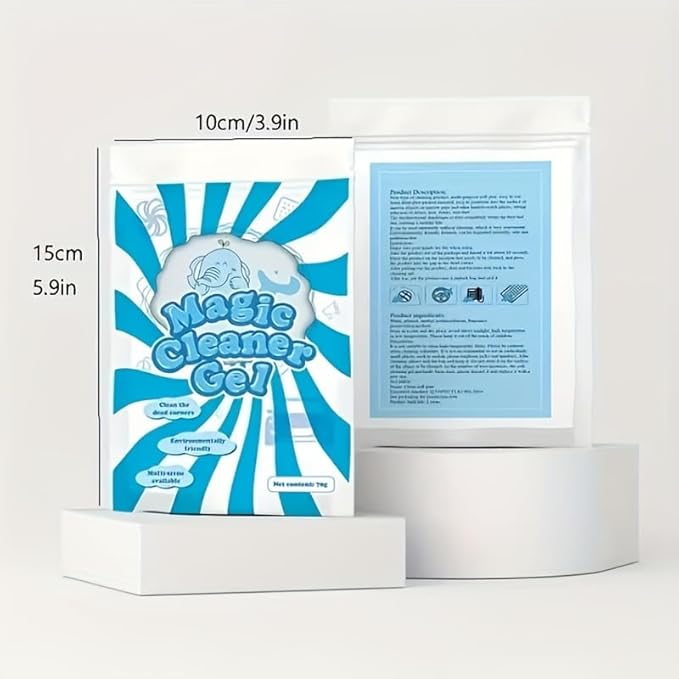 Universal Car Cleaning Gel - Interior Detailer Putty for Auto Vents, Dashboard & Crevices Magic Dust Remover Slime for Car