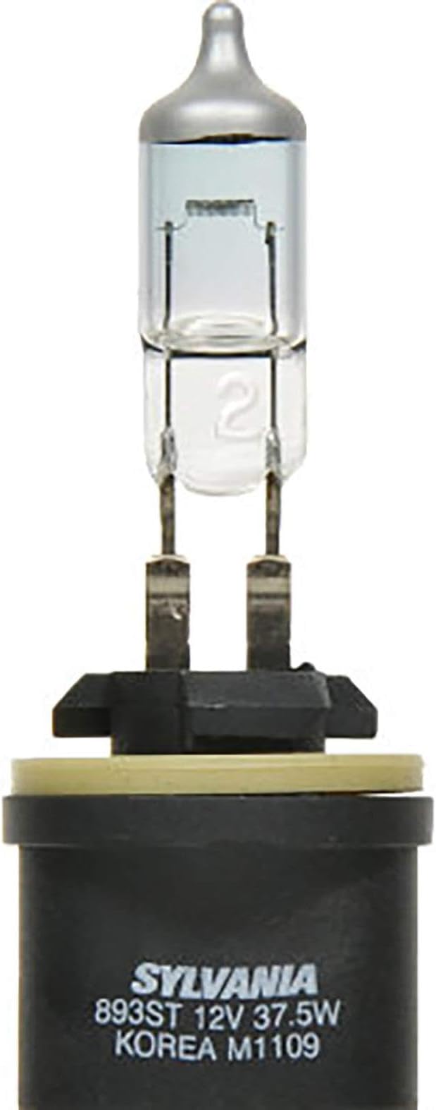 SYLVANIA - 893 SilverStar Fog Light Bulb - High Performance Halogen Headlight Bulb, Brighter Downroad with Whiter Light (Cont