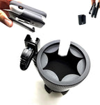 LycoGear Adjustable Car Drink Cup Holder Organizer Expander Mount w/Universal Ham CB Radio Microphone Mic Hanger Holder for T