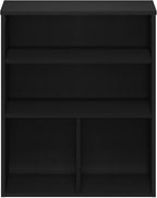Furinno PASIR Book Shelf, 3-Tier Display Bookshelf with Adjustable Shelf, Bookcase, 11.8 x 23.6 x 28.2, for Living Room, Bedr
