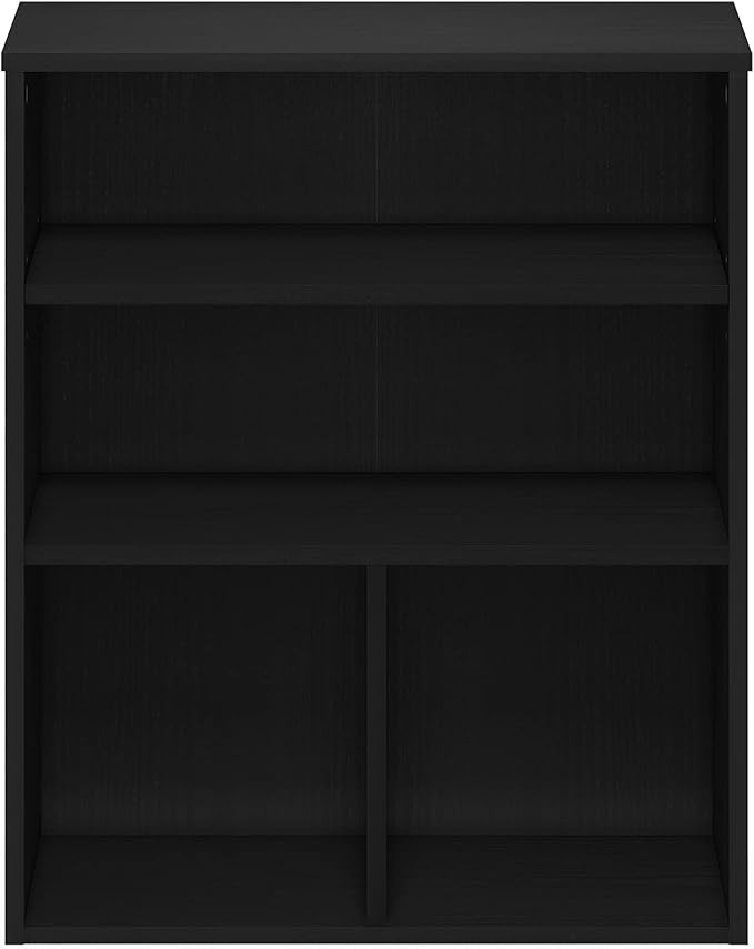 Furinno PASIR Book Shelf, 3-Tier Display Bookshelf with Adjustable Shelf, Bookcase, 11.8 x 23.6 x 28.2, for Living Room, Bedr