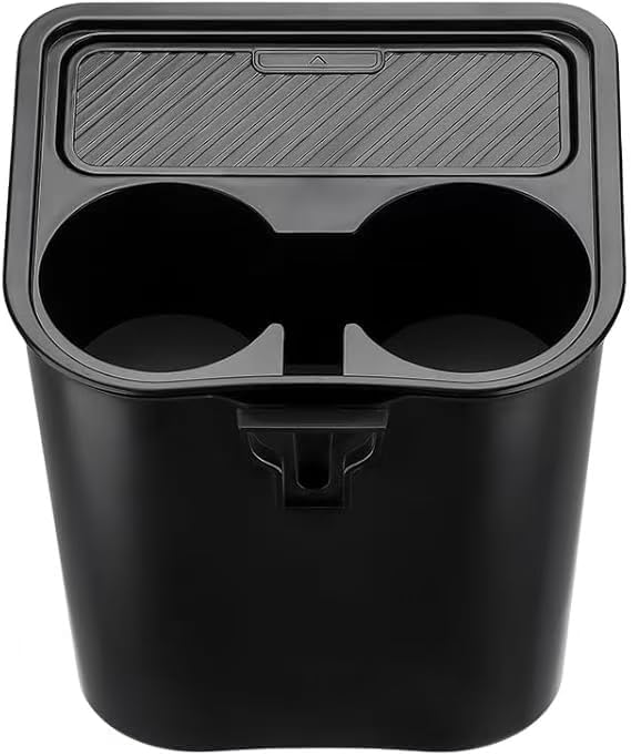 Cup Holder Trash Can for Ford Maverick Accessories - 2022-2025 Multi-Function Garbage Cans with Extra Rear Storage Box & Easy Removal, Perfect Accessories for a Maverick!