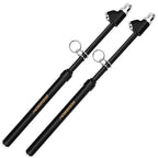 GODESON Heavy Duty Tire Pressure Gauge, Straight-On Dual Head Tire Air Gauge Range 10-150PSI, Extended Tube Tire Gauge Suitable for Semi Truck, RV,and Bus(Pack of 2)