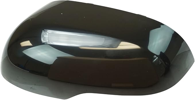 TRQ 2 Piece Driver and Passenger Side Mirror Assembly Set Power Folding Electric Adjustment Heated No Memory Black Compatible