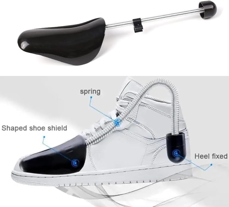 EchoDone 10 Pairs Plastic Shoe Tree Stretcher Shaper for Men