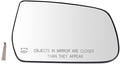 TRQ Passenger Side Mirror Glass Heated Compatible with 2010-2015 Chevrolet Equinox 2010-2014 GMC Terrain