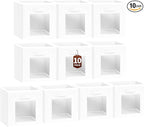Homsorout Storage Cube 11 Inch - Cube Storage Bins with Window, Closet Storage Baskets with Handle, Fabric Bins for Closet, S