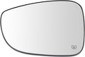 TRQ Driver Side Mirror Glass Heated For Factory Equipped & Aftermarket Mirrors Compatible with 2017-2022 Chrysler Pacifica Va