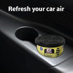 Car Air Freshener: Amalfi lemon Scent | Organic Cans | Odor Eliminator Essential | Long-Lasting | Strong Fragrance | For Home