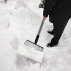 Multifunctional Garden Flat Shovel，57" Heavy Duty Stainless Steel Cleaning Tool with Adjustable Handle for Weeding, Lawn Edging, Snow/Ice Removal & Digging, Durable Outdoor Spade & Scraper