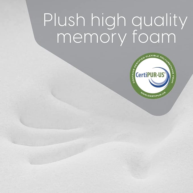 Milliard Trifold Mattress, Cot Size, 6 inch, Portable Foldable Mattress with Memory Foam & Washable Cover, Tri-Folding Floor 