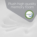 Milliard Trifold Mattress, Cot Size, 6 inch, Portable Foldable Mattress with Memory Foam & Washable Cover, Tri-Folding Floor 