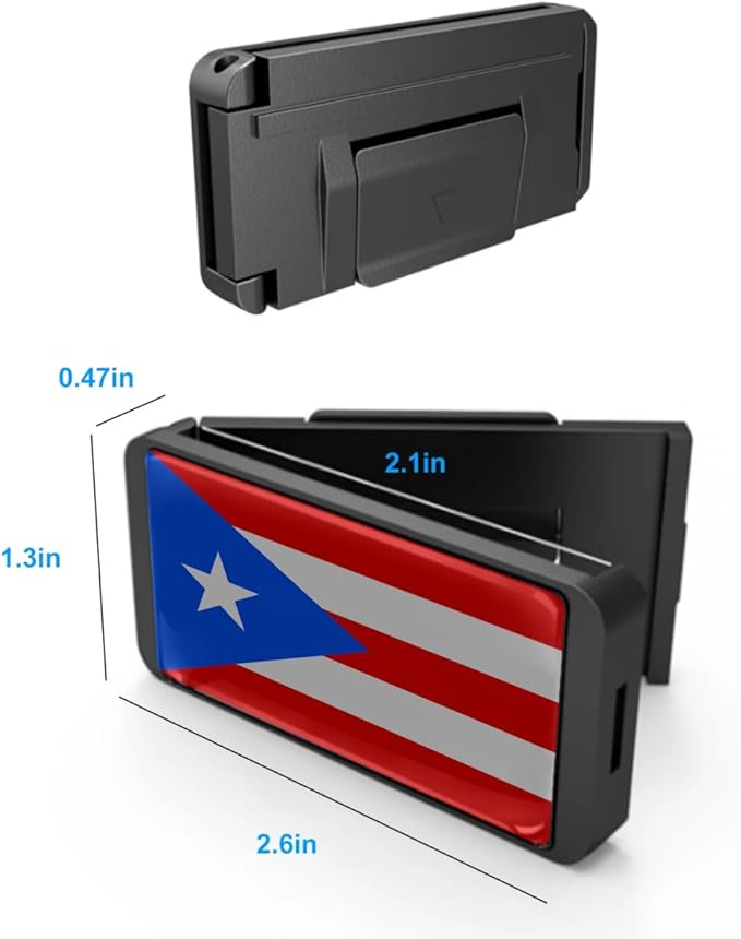 2PCS Puerto Rico Flag Car Seatbelt Adjuster car Universal Car Seat Belt Pads Cover for More Comfortable Driving, Seat Belt Shoulder Strap