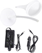 Zerodeko Headlight Restoration Kit Light Crack Repair and Polish Tool Set with US Plug Suitable for Scratch Removal and UV Pr