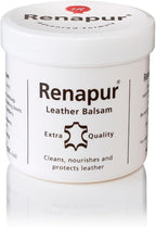 Renapur Leather Balsam, Natural Conditioner, Protector and Restorer — for Leather Furniture, footwear, Purses & Bags, Car int