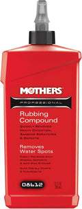 Mothers 08612 Professional Rubbing Compound - 12 oz.