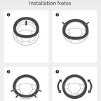 Car Steering Wheel Cover Fusion Carbon Fiber Premium Leather Non-Slip, Breathable, Trendy Accessories with Car Logo,for Accessories (Old-Old)