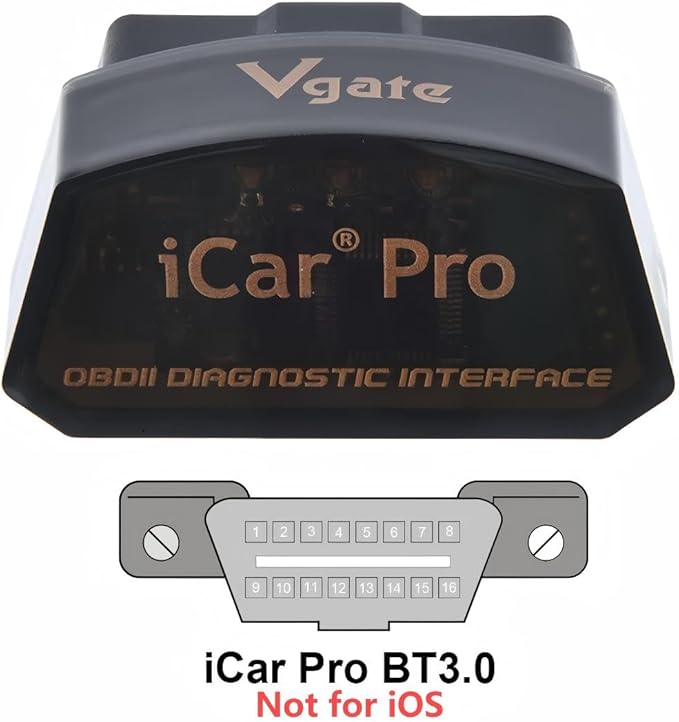 Vgate iCar Pro Bluetooth 3.0 OBD2 Scanner | Android Only - Not for iOS - Check Engine Light