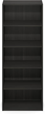 Furinno Basic Book Shelf, 5-Tier Bookshelf, Storage Organizer Bookcase with Open Shelf, 11 x 17 x 44, for Living Room, Bedroo