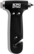 BLINGSTING Safety Hammer - Emergency Automotive Escape Tool with Window Breaker, Seat Belt Cutter & Adjustable Car Visor Stra