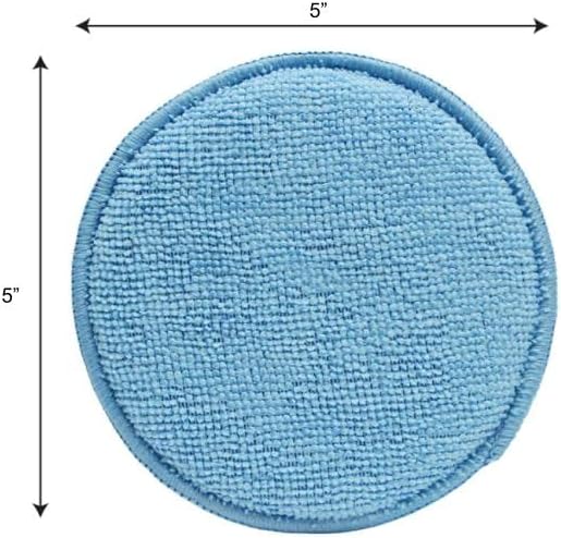 Leather CPR Microfiber Applicator Sponge - Leather Conditioner Applicator, Round Lint-Free Microfiber Applicator Pad for Home