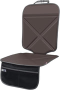 Car Seat Protector Leather Waterproof Child Safety Seat Protector Cover with Thick Pad and 2 Large Pockets Durable Kick Mat f