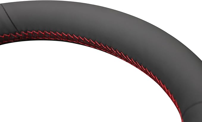 MEWANT Tesla Hand Stitched Steering Wheel Cover for Model 3/Y Accessories