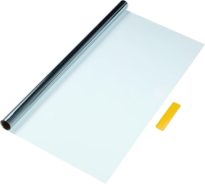 Car Window Tint Film Window Privacy Film Car Carbon 2PLY PET 9.84 ft x 19.69 Inch 1 Pc Light Blue VLT 78% IRR 15% UVR 40%