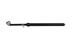 Milton 976BKL Dual Head Angled Chuck Tire Pressure Service Gauge, Non-Slip Grip Matte Black Poly Finish -13” 1-160 PSI For Large Vehicle Tires