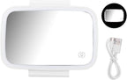 LED Sun Visor Mirror,Car Sun Visor Vanity Mirror,Built in Surround LED Lights with Touch Screen, with Retractable Back Clip for Universal Sun Visor