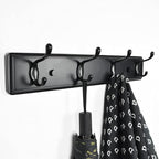 Badiano Wooden Coat Rack, Wall-Mounted Organizer for Closet, Entryway, Hallway, Foyer, Bedroom, Heavy Duty Double Hooks for H