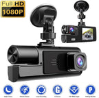 1080P Dual Dash Camera for Car Front and Inside Dashcam Car Security Video Recorder,170°Wide Angle Vehicle Cam,WDR,G-Sensor,2