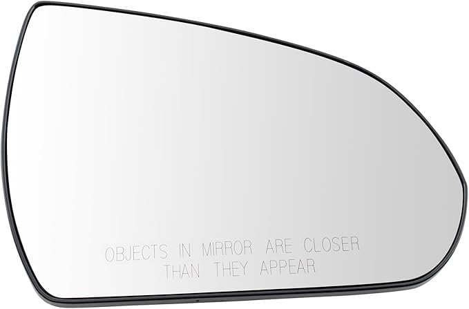 TRQ Passenger Side Mirror Glass Heated Convex For Factory Equipped & Aftermarket Mirrors Compatible with 17-20 Hyundai Elantr